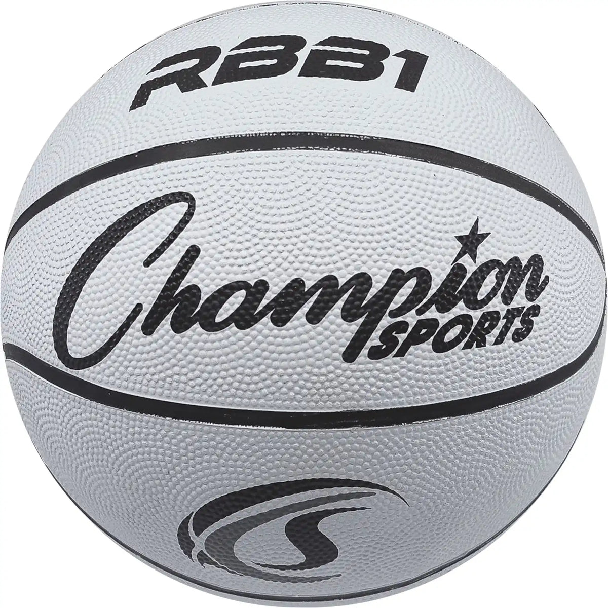 Champion Sports Rbb1 Size 7 Rubber Basketball - Ea - White