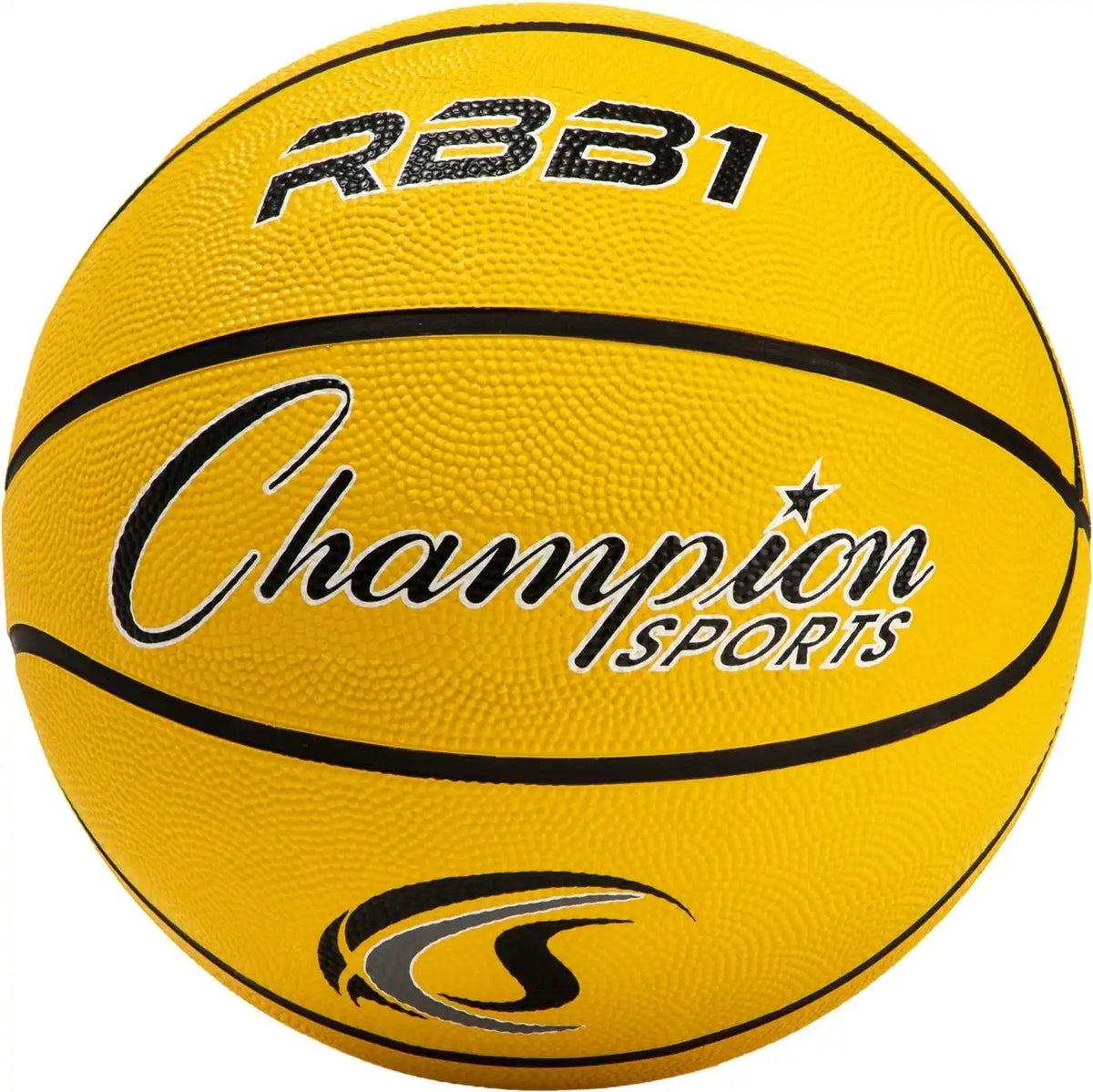 Champion Sports Rbb1 Size 7 Rubber Basketball - Ea - Yellow