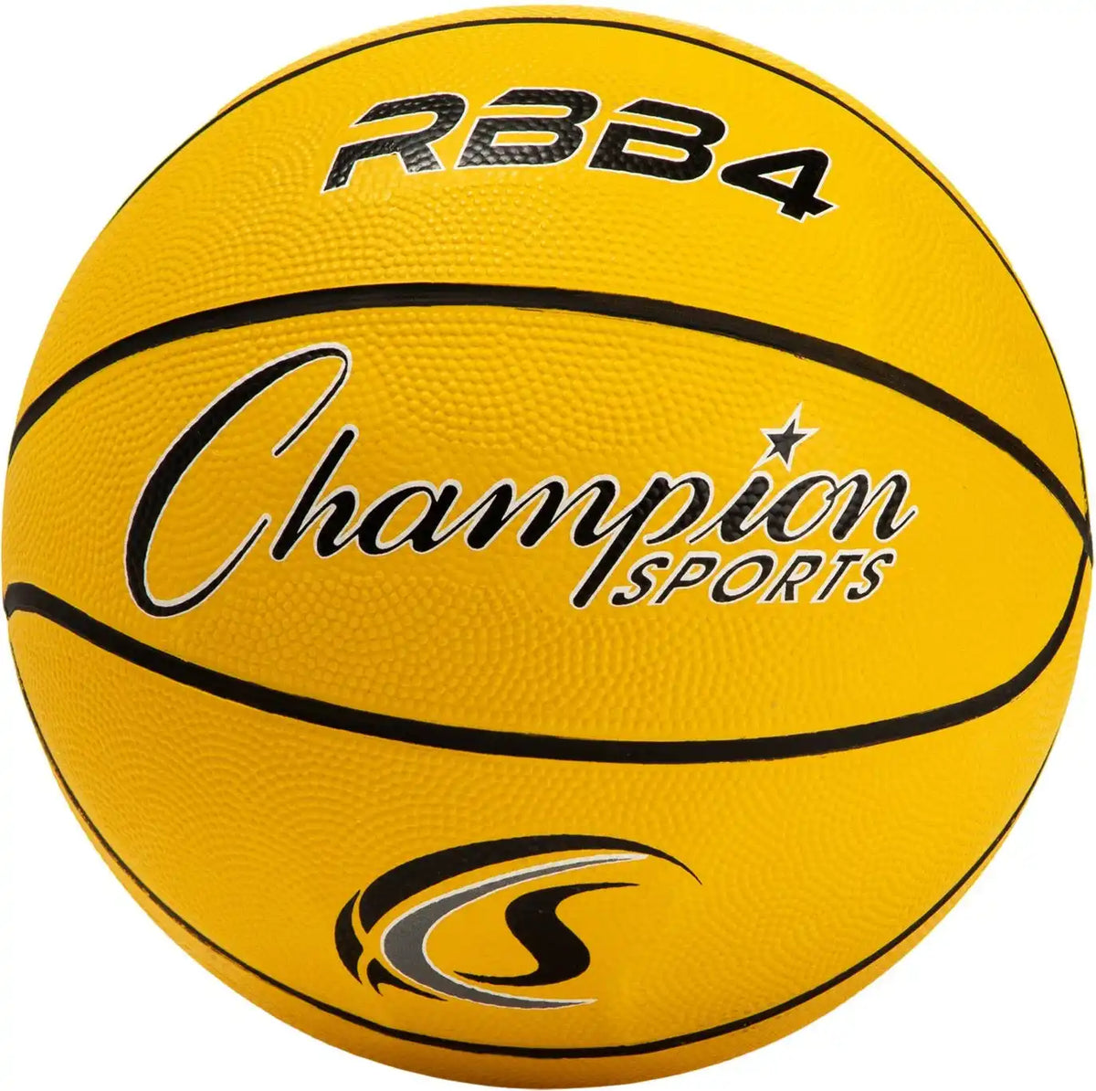Champion Sports Rbb4 Size 6 Rubber Basketball - Ea - Yellow