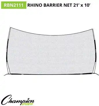 Champion Sports Rbn Rhino Flex Barrier Net - Ea