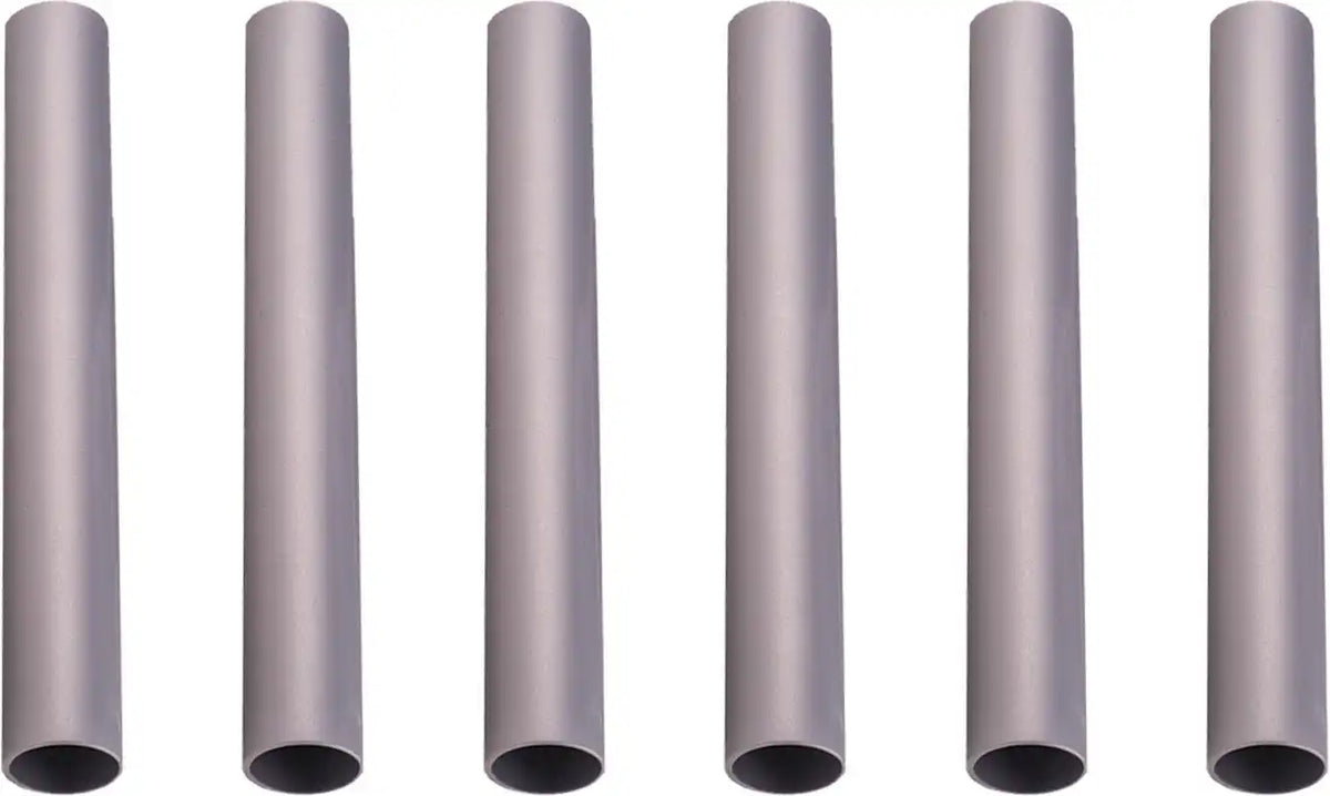 Champion Sports Rbpl Plastic Relay Baton - Set - Silver