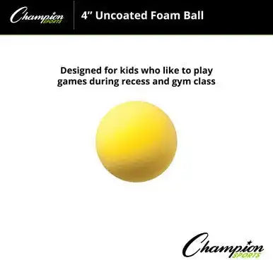 Champion Sports Rd Uncoated Regular Density Foam Ball - Ea