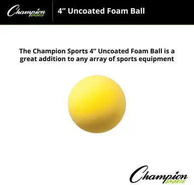 Champion Sports Rd Uncoated Regular Density Foam Ball - Ea
