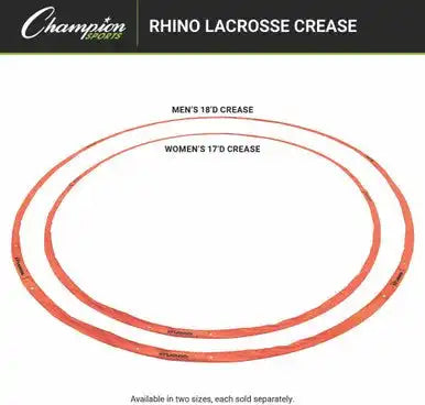 Champion Sports Rfmc Rhino Men’s Lacrosse Crease - Ea