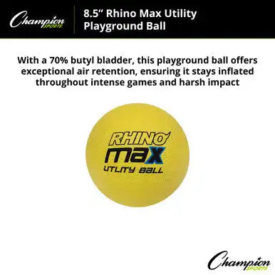 Champion Sports Rmx Rhino Max Utility Playground Ball - Ea
