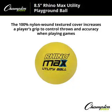 Champion Sports Rmx Rhino Max Utility Playground Ball - Ea