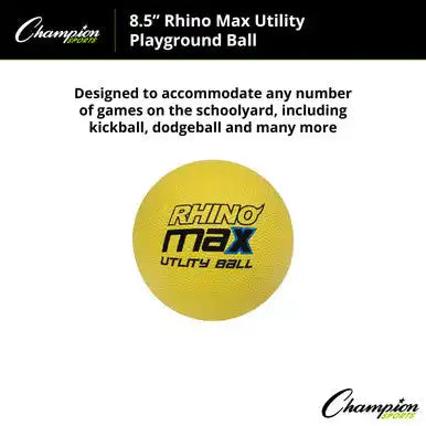 Champion Sports Rmx Rhino Max Utility Playground Ball - Ea