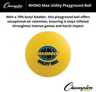 Champion Sports Rmx Rhino Max Utility Playground Ball - Ea