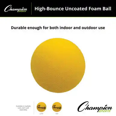 Champion Sports Rs-ball High-bounce Uncoated Foam Ball - Ea