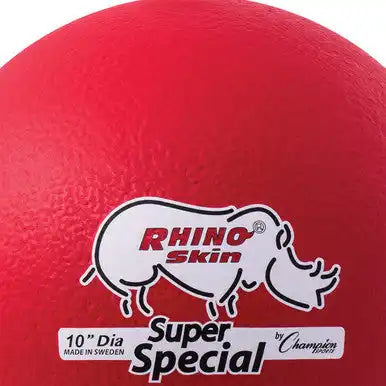 Champion Sports Rs101 10’’ Rhino Skin Super Special Foam Ball - Ea - Red / Single