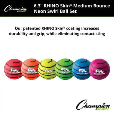 Champion Sports Rs63 Rhino Skin Foam Ball Medium Bounce - Ea - Single