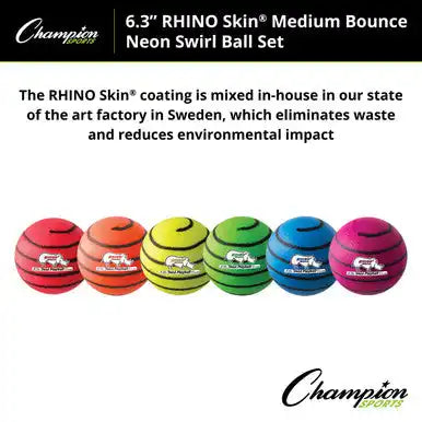 Champion Sports Rs63 Rhino Skin Foam Ball Medium Bounce - Ea - Single