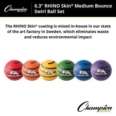 Champion Sports Rs63 Rhino Skin Foam Ball Medium Bounce - Ea - Single