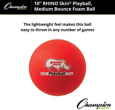 Champion Sports Rs63 Rhino Skin Foam Ball Medium Bounce - Set