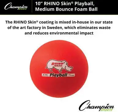 Champion Sports Rs63 Rhino Skin Foam Ball Medium Bounce - Set