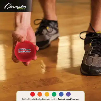 Champion Sports Rs70 2.75’’ Rhino Skin High Bounce Super 70 Foam Ball - Set - of 6 Colors