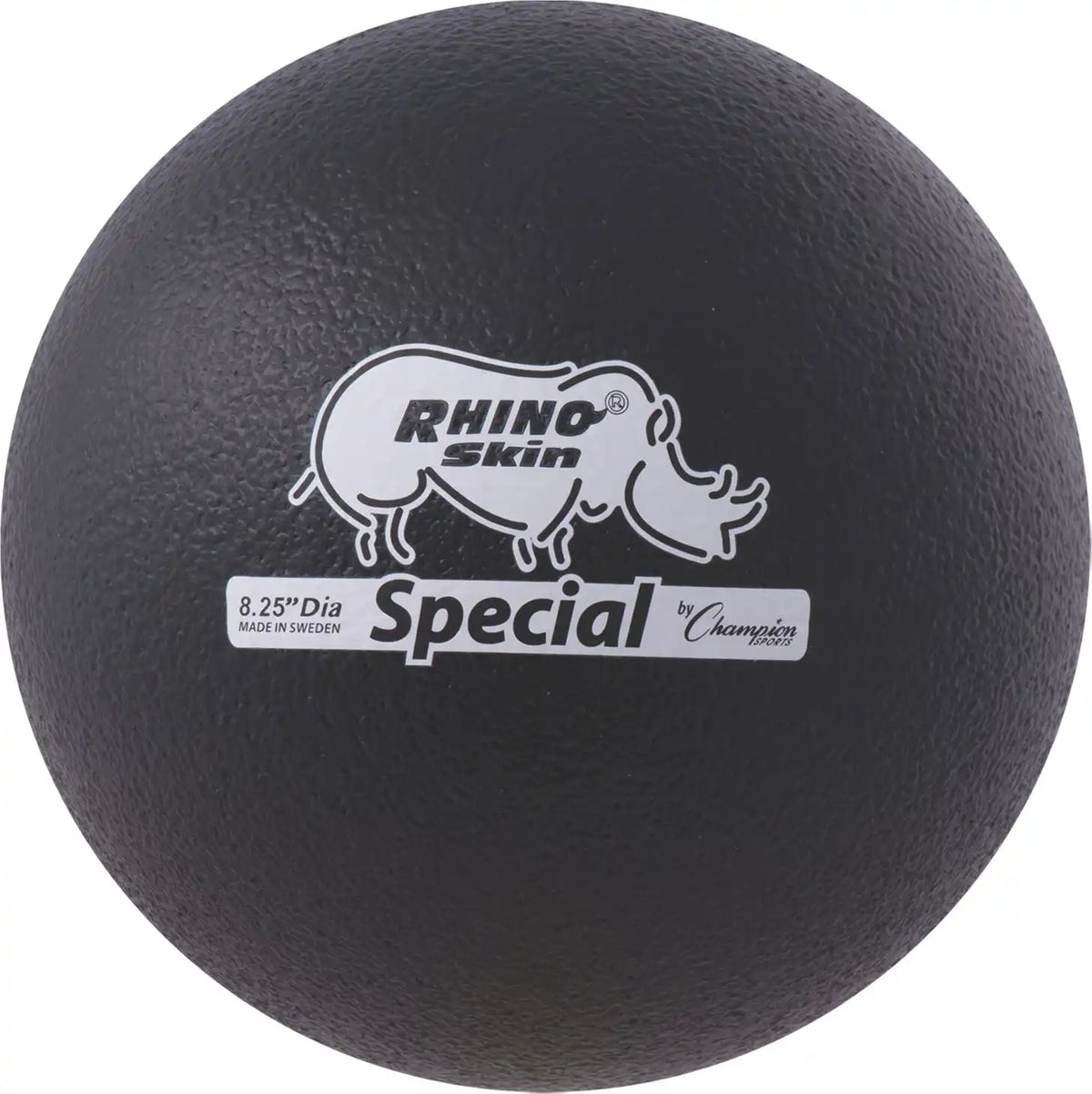 Champion Sports Rs8 8.5’’ Rhino Skin Medium Bounce Dodgeball - Ea - Black