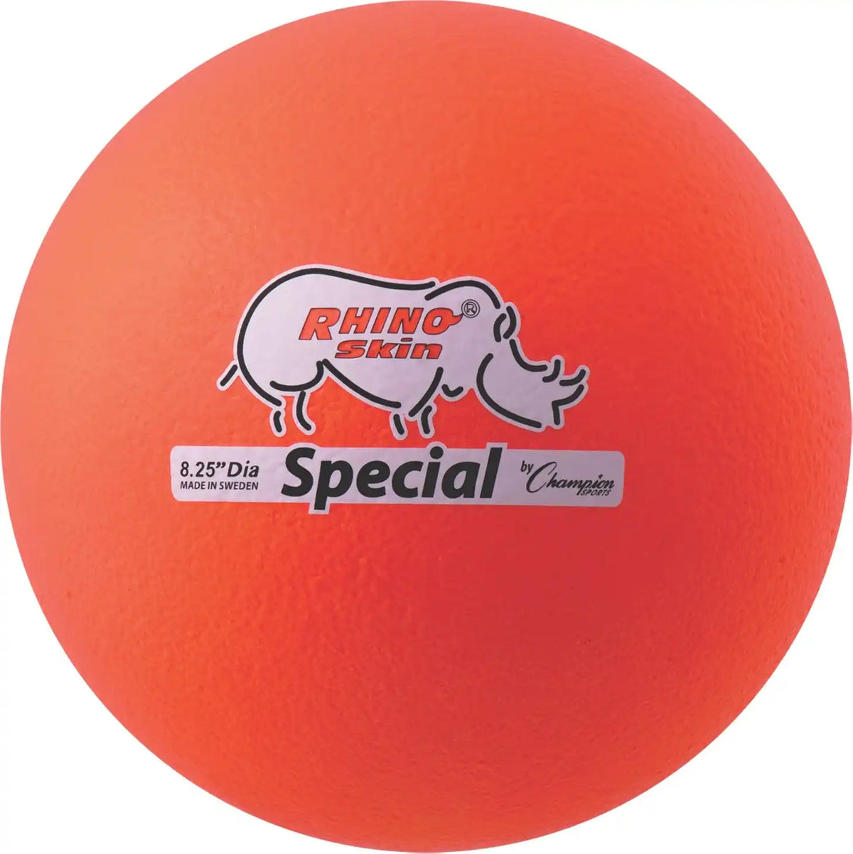 Champion Sports Rs8 8.5’’ Rhino Skin Medium Bounce Dodgeball - Ea - Neon Orange
