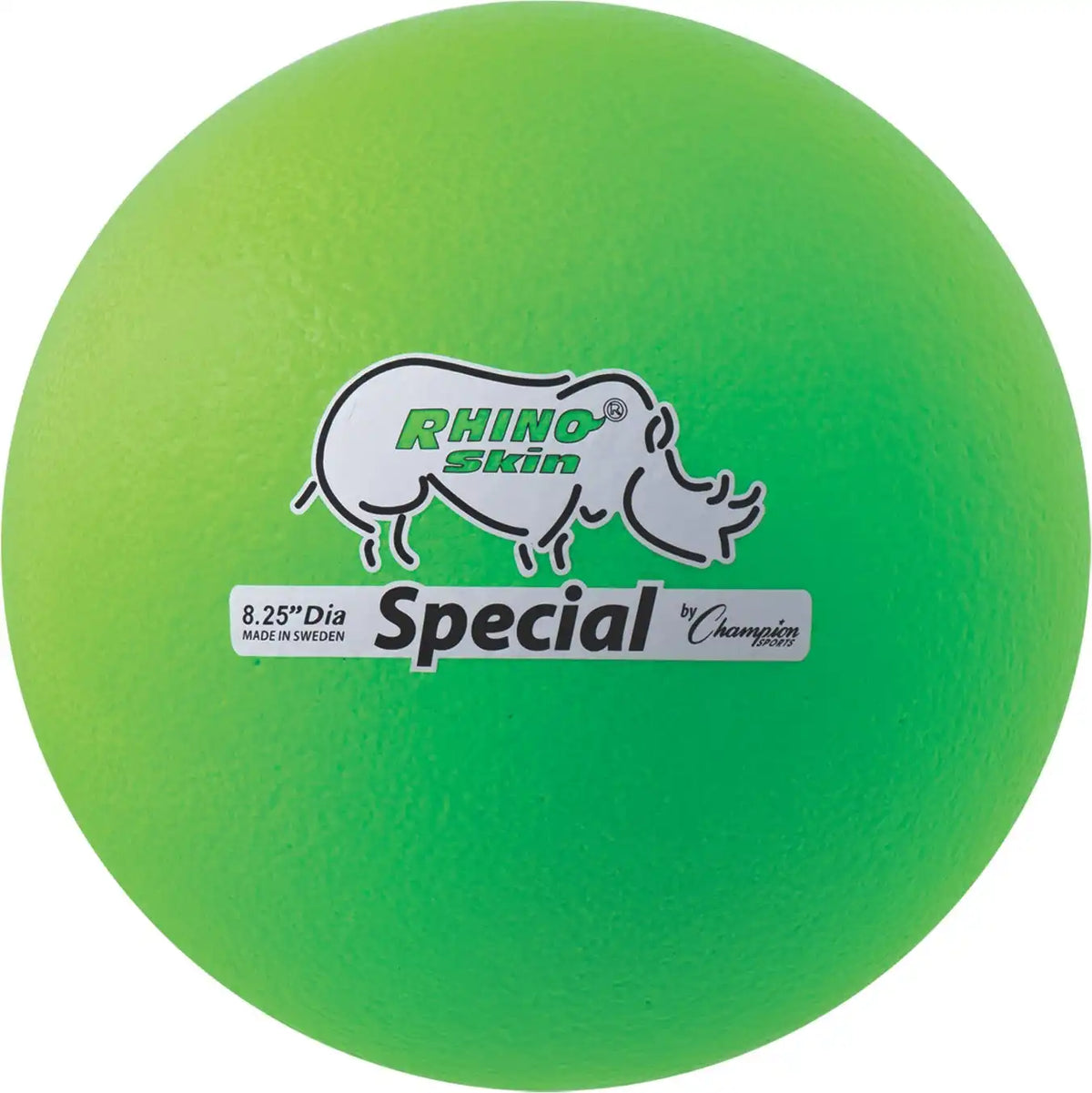 Champion Sports Rs8 8.5’’ Rhino Skin Medium Bounce Dodgeball - Ea - Neon Green