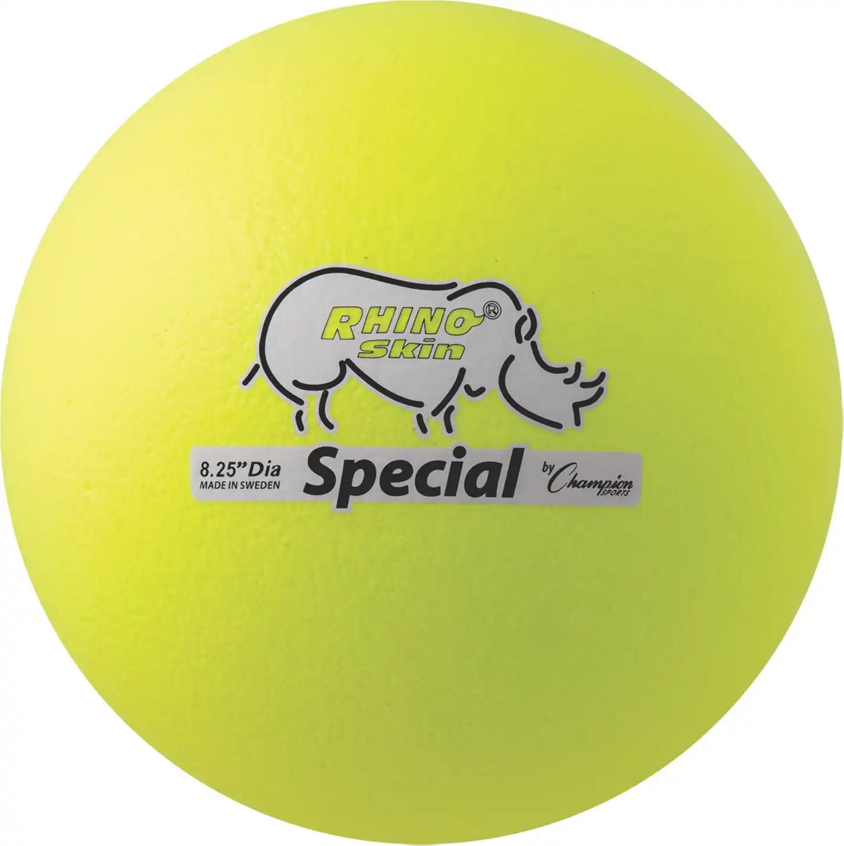 Champion Sports Rs8 8.5’’ Rhino Skin Medium Bounce Dodgeball - Ea - Neon Yellow