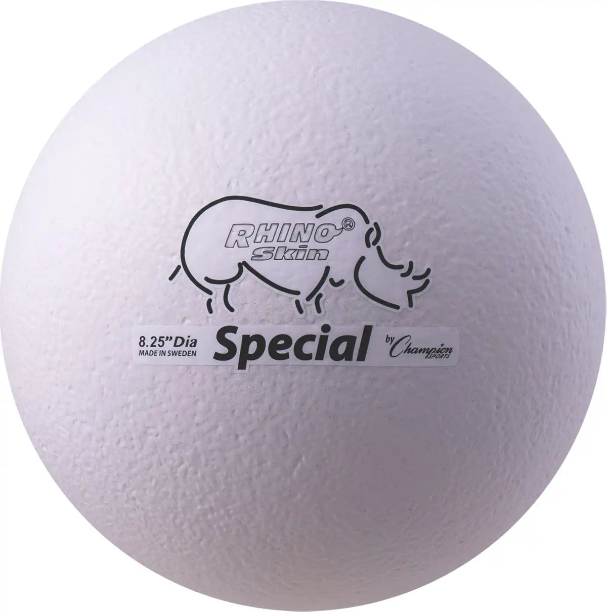 Champion Sports Rs8 8.5’’ Rhino Skin Medium Bounce Dodgeball - Ea - White