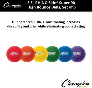 Champion Sports Rs90 3.5’’ Rhino Skin Super 90 High Bounce Foam Ball - Ea - Color Cannot be Specified