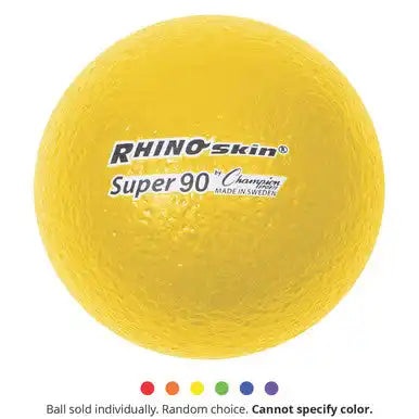 Champion Sports Rs90 3.5’’ Rhino Skin Super 90 High Bounce Foam Ball - Set - of 6 Colors