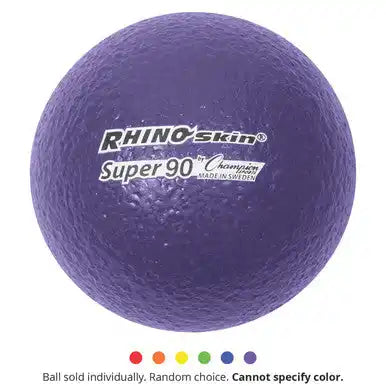 Champion Sports Rs90 3.5’’ Rhino Skin Super 90 High Bounce Foam Ball - Set - of 6 Colors