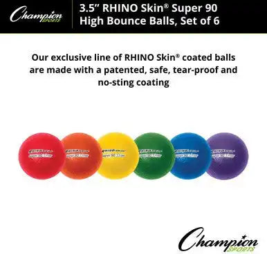 Champion Sports Rs90 3.5’’ Rhino Skin Super 90 High Bounce Foam Ball - Ea - Color Cannot be Specified