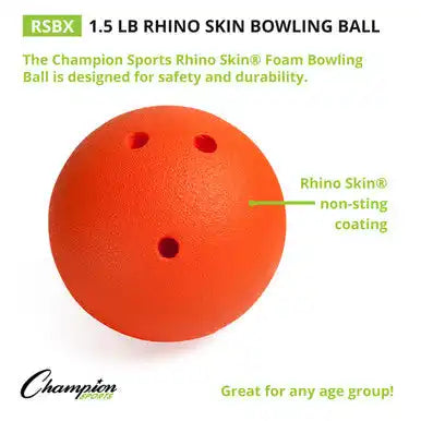 Champion Sports Rsbx 1.5 Lb Rhino Skin Bowling Ball - Set - of Six Colors