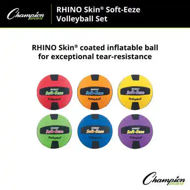 Champion Sports Rsebs Rhino Soft-eeze Ball - Set