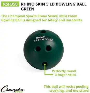 Champion Sports Rsfb Rhino Skin Bowling Ball - Ea