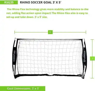 Champion Sports Rsg Rhino Flex Portable Soccer Goal - Ea