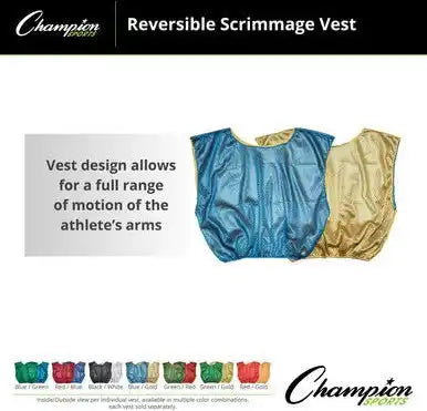 Champion Sports Rsm Reversible Scrimmage Vest Adult - Ea
