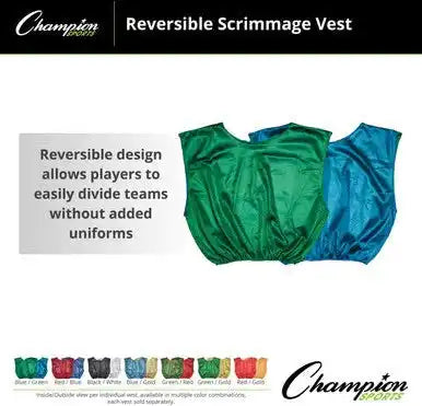 Champion Sports Rsm Reversible Scrimmage Vest Adult - Ea