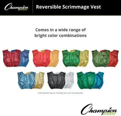 Champion Sports Rsm Reversible Scrimmage Vest Adult - Ea