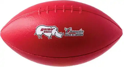 Champion Sports Rsmff Rhino Skin Molded Foam Footballs - Ea - 8.5’’ D, Red / d