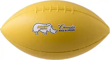 Champion Sports Rsmff Rhino Skin Molded Foam Footballs - Ea - 9.75’’ D, Yellow / d