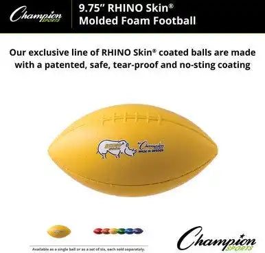 Champion Sports Rsmff Rhino Skin Molded Foam Footballs - Ea