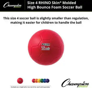 Champion Sports Rsmsb Rhino Skin Molded Soccer Ball - Ea