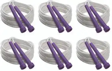 Champion Sports Rsrset Licorice Rhino Speed Rope Set of 6