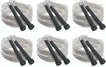 Champion Sports Rsrset Licorice Rhino Speed Rope Set of 6