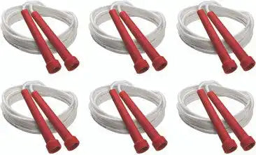 Champion Sports Rsrset Licorice Rhino Speed Rope Set of 6