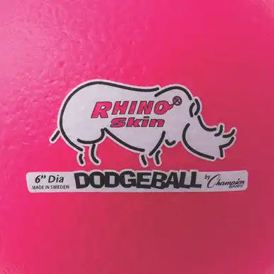 Champion Sports Rxd6 6’’ Rhino Skin Low Bounce Dodgeball - Ea