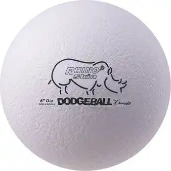 Champion Sports Rxd6 6’’ Rhino Skin Low Bounce Dodgeball - Ea