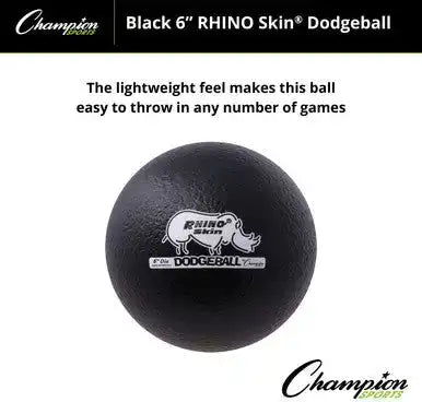 Champion Sports Rxd6 6’’ Rhino Skin Low Bounce Dodgeball - Ea