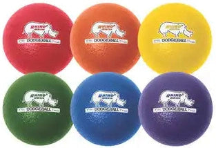 Champion Sports Rxd6set 6’’ Rhino Skin Low Bounce Dodgeball - Set