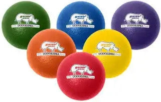 Champion Sports Rxd6set 6’’ Rhino Skin Low Bounce Dodgeball - Set
