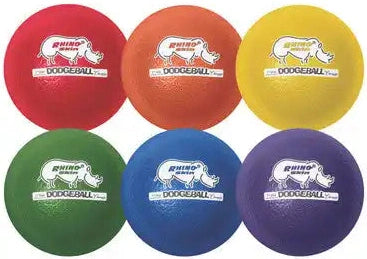 Champion Sports Rxd7 7’’ Rhino Skin Low Bounce Dodgeball - Set