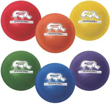 Champion Sports Rxd7 7’’ Rhino Skin Low Bounce Dodgeball - Set